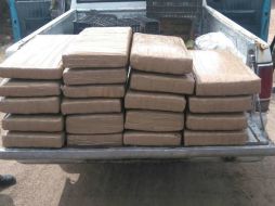 La droga fue asegurada y puesta a disposición del Ministerio Público Federal. ESPECIAL / Fiscalía