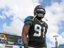 El jugador se incorporó con los 'Jags' como agente libre y en dos campañas  acumuló 24 partidos como titular. TWITTER / @JacksonJaguaRRs