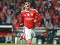 El hidalguense jugó 10 minutos en la victoria como local 2-0 de las Águilas sobre Unión de Madeira. TWITTER / @Raul_Jimenez9