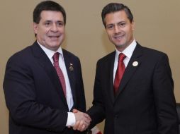 Se espera que la visita de Horacio Cartes fortalezca la relación México-Paraguay, establecida desde hace 184 años. NTX / ARCHIVO