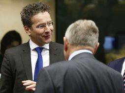 El presidente del Eurogrupo, Jeroen Dijsselbloem, indicó que Grecia aún debe hacer 'más esfuerzos' para responder a las condiciones. EFE / L. Dubrule