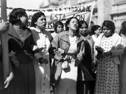 Durante acontecimientos se indagó sobre las mujeres pioneras en la conquista de sus derechos sociales. TWITTER / @inahmx
