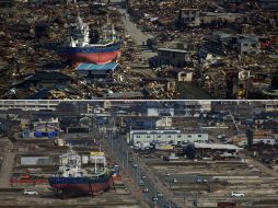 Las olas fueron de 13 metros de altura, un metro más de lo esperado si la arena y el barro hubieran bloqueado el tsunami. AP / D. Guttenfelder