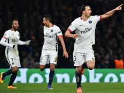 El sueco Zlatan Ibrahimovic, en el 67, puso el segundo y definitivo para el equipo de París. AFP / B. Stansall