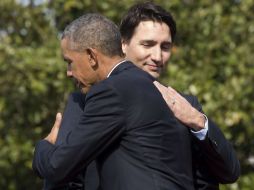 Obama y Trudeau renovaron también sus esfuerzos de cooperación conjunta para preservar el Ártico. EFE / J. Lo. Scalzo