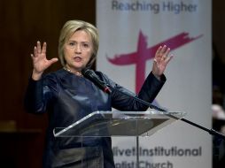 La ex secretaria de Estado tiene la mira en los comicios de  Florida, Illinois, Missouri, Carolina del Norte y Ohio este martes. AP / C. Kaster