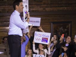 Rubio, quien sólo había ganado las primarias en el estado de Minnesota, obtuvo aquí 37 por ciento de los votos. AFP / M. Wallheiser