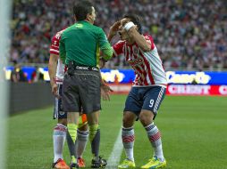 Chivas metió el balón al minuto 14, pero el árbitro marco fuera de lugar. MEXSPORT / J, Ramírez