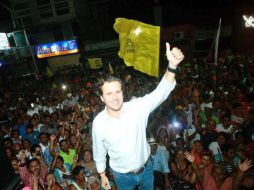 Gerardo Gaudiano fue el ganador en Centro, Tabasco. TWITTER / @gerardogaudiano