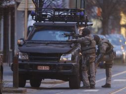Policías belgas y franceses realizaban una operación conjunta. EFE / L. Dubrule