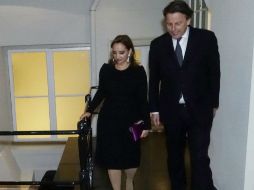 La canciller mexicana junto a Bert Koenders, ministro de Asuntos Exteriores de Holanda. NTX / ESPECIAL