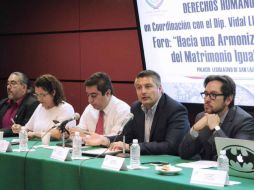 En San Lázaro, abren el foro 'Hacia una armonización legal del matrimonio igualitario'. TWITTER / @Mx_Diputados