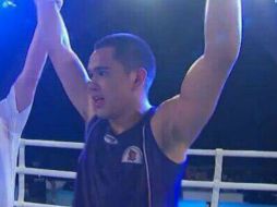 El púgil dedicó su triunfo a la gente de su familia y sus paisanos. TWITTER / @conade