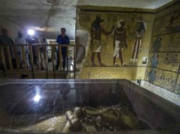 Material orgánico en una cámara dentro de la tumba de Tutankamon revela que pudo haber sido enterrada ahí. AFP / ARCHIVO