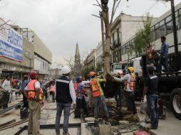 Trabajadores afirmaron que la plazoleta estaría abierta desde el lunes 21 de marzo. EL INFORMADOR / A. García