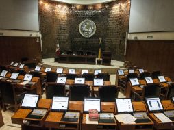 Después de las 03:00 horas de madrugada, el pleno reactivó la sesión para declarar un receso. EL INFORMADOR / R. Tamayo