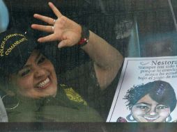 Nestora Salgado es la coordinadora de la Policía Comunitaria de Olinalá. NTX / Y. Xolalpa