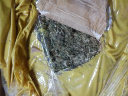 En el paquete había cerca de 400 gramos de mariguana. EL INFORMADOR / ARCHIVO