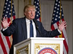 Trump también se quejó del bloqueo de una carretera hecho por manifestantes en Phoenix. AP / W. Lee