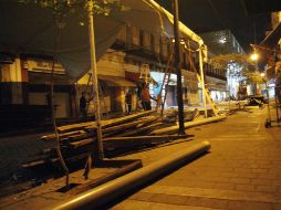 Los trabajos comenzaron desde ayer domingo y continuaron este lunes. ESPECIAL / Gobierno de Guadalajara