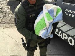 La bebé fue encontrada por vecinos de la colonia La Constitución ayer lunes. ESPECIAL / Gobierno de Zapopan