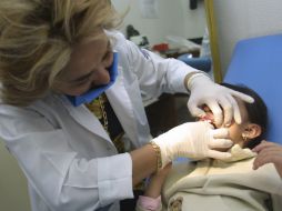 El adhesivo evita la penetración de fluidos y bacterias por debajo del bracket. EL INFORMADOR / ARCHIVO