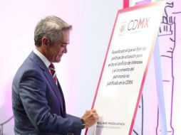 Mancera reconoce la participación del Gobierno capitalino con diversas instancias para construir acuerdos contra corrupción. TWITTER / @ManceraMiguelMX