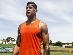 Israel Folau ha sido uno de los primeros en este experimento. AFP / CORTESÍA