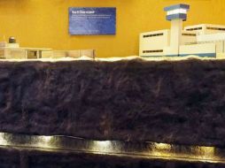 En la maqueta se pueden observar elementos claves del Altiplano, una torre de vigilancia y el tunel. ESPECIAL / themobmuseum.org