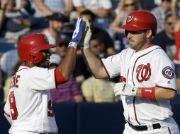 La novena de Washington ganó por 13-0 sobre Nueva York. AP / J. Raoux