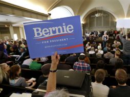 Sanders espera que estas contiendas del fin de semana le ayuden a obtener un repunte primaveral frente a Clinton. AP / E. Thompson