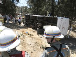 La volcadura ocurrió en la carretera 200 Tepic-Talismán, a la altura del kilómetro 142. EL INFORMADOR / ARCHIVO