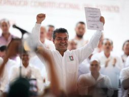 La alianza PRI-PVEM-Panal 'Juntos Por Más Resultados' postuló a Mauricio Góngora. TWITTER / @MauricioGongora