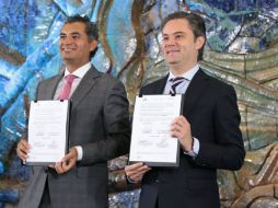 La Secretaría de Educación Pública y la Comisión Federal de Electricidad firman un convenio de colaboración. TWITTER / @SEP_mx