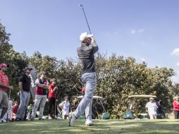 Ortiz arrancó su participación en el hoyo 10, donde comenzó de manera tambaleante. EL INFORMADOR / ARCHIVO