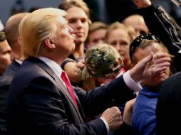 En días anteriores, Donald Trump se la pasó defendiéndose de sus propios comentarios. AP / M. Wojcik