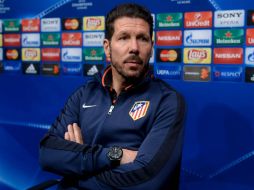 El entrenador del Atlético de Madrid habló de lo que le espera en Champions. AFP / J. Lago