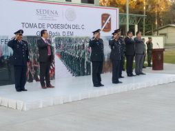 A la toma acudieron el alcalde de Zapopan, Pablo Lemus, y el secretario General, Roberto López. EL INFORMADOR / S. Blanco