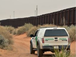 Una unidad de la Border Patrol patrulla en Santa Teresa, Nuevo Mexico. AP / R. Contreras