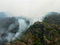 Hasta ahora se ha logrado extinguir un 70% del siniestro. SUN /