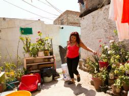 Para Mónica Huerta de la Colonia Quintero, la falta de agua afectó todas sus actividades cotidianas. EL INFORMADOR / P. Franco