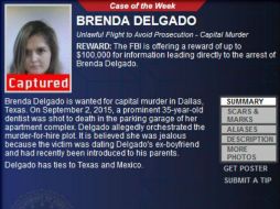 La sospechosa permanecerá en custodia de las autoridades mexicanas. ESPECIAL / FBI