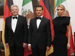 El presidente alemán, Joachim Gauck, ofrece una cena en honor del Mandatario mexicano esta noche en el Palacio de Bellevue. EFE / P. Sevilla