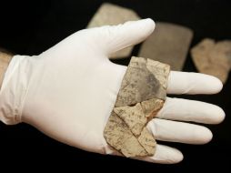 Las inscripciones en sí no son textos bíblicos sino anotaciones militares. AP / D. Balilty