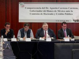 Para este año, Agustín Carstens prevé un crecimiento económico para México de entre dos y tres por ciento. TWITTER / @CanalCongreso