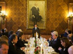 En la sede del ayuntamiento de Hamburgo afirmó que Alemania y México tienen sólidos vínculos de amistad y entendimiento. NTX / ARCHIVO