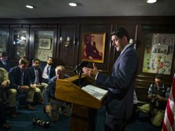 Ryan fue compañero de fórmula de Mitt Romney en 2012, perdiendo la carrera ante Obama y Joe Biden. EFE / J. Lo Scalzo