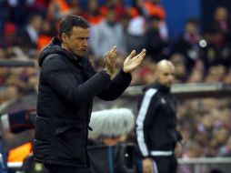 El equipo tiene de aceptar la derrota, declara Luis Enrique Martínez. EFE / K. Huesca