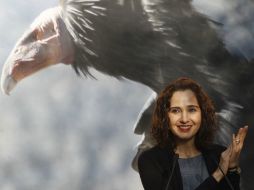 La titular de la Sedema destacó la importancia de esta ave pues convivió con otros gigantes extintos. SUN / A. Ojeda