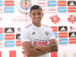 Pineda asegura que gracias a la afición y a la directiva es que se siente como en casa. EL INFORMADOR / R. Tamayo